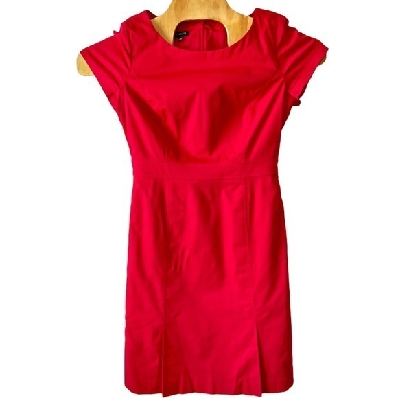 Tablots Short Sleeve Solid Pink A-Line Shift‎ Dress   Sz 6 - Picture 1 of 7